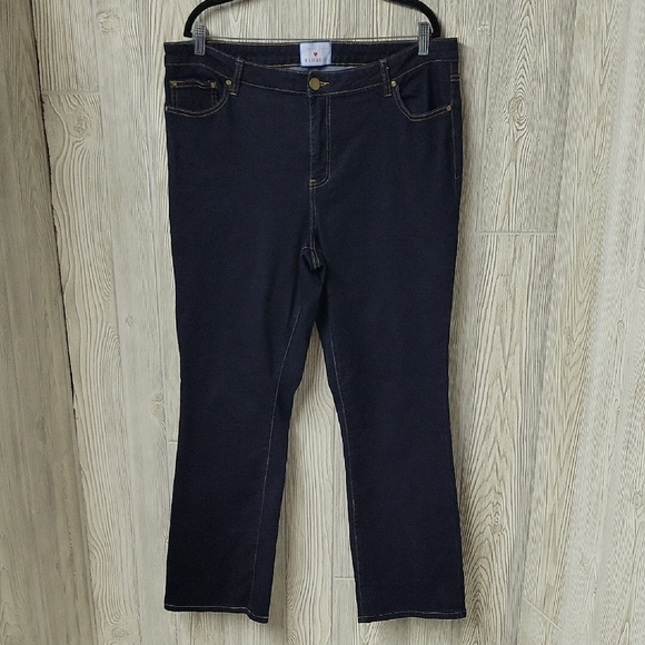 Draper James Eloquii Womens Plus Size Stretch Dark Wash Jeans Womens Size 18 - Picture 1 of 14